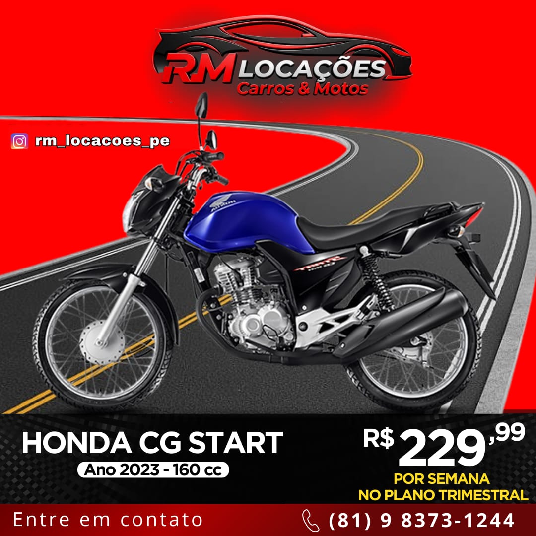 Honda CG START 160cc - 2023 azul